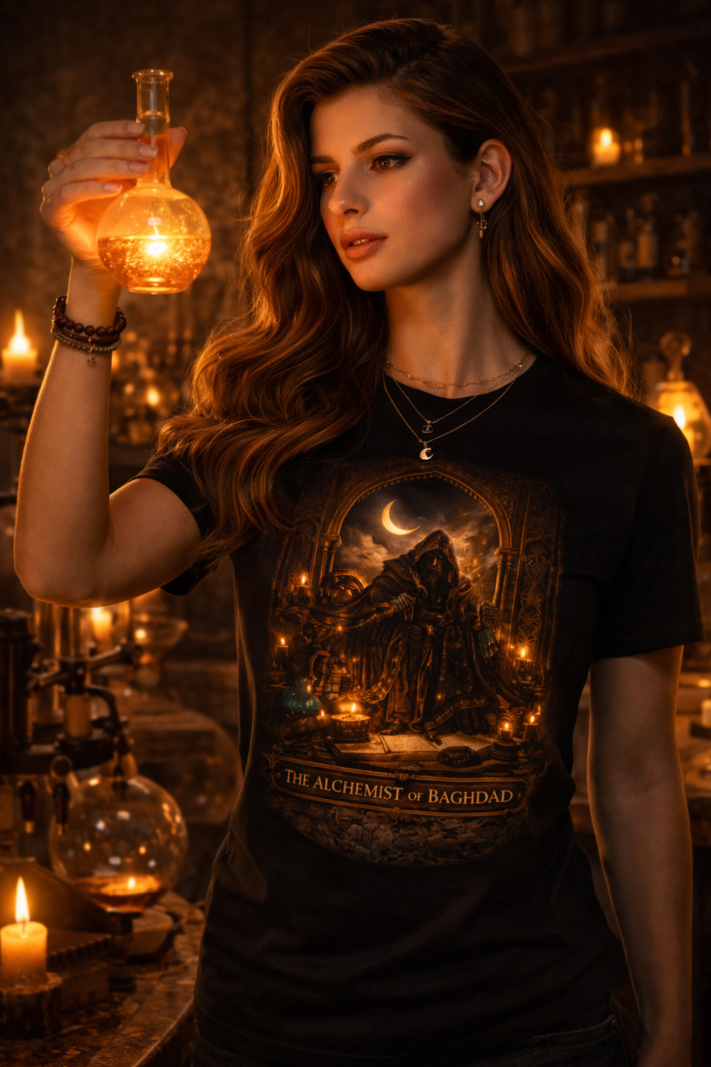 The Alchemist of Baghdad — female mockup