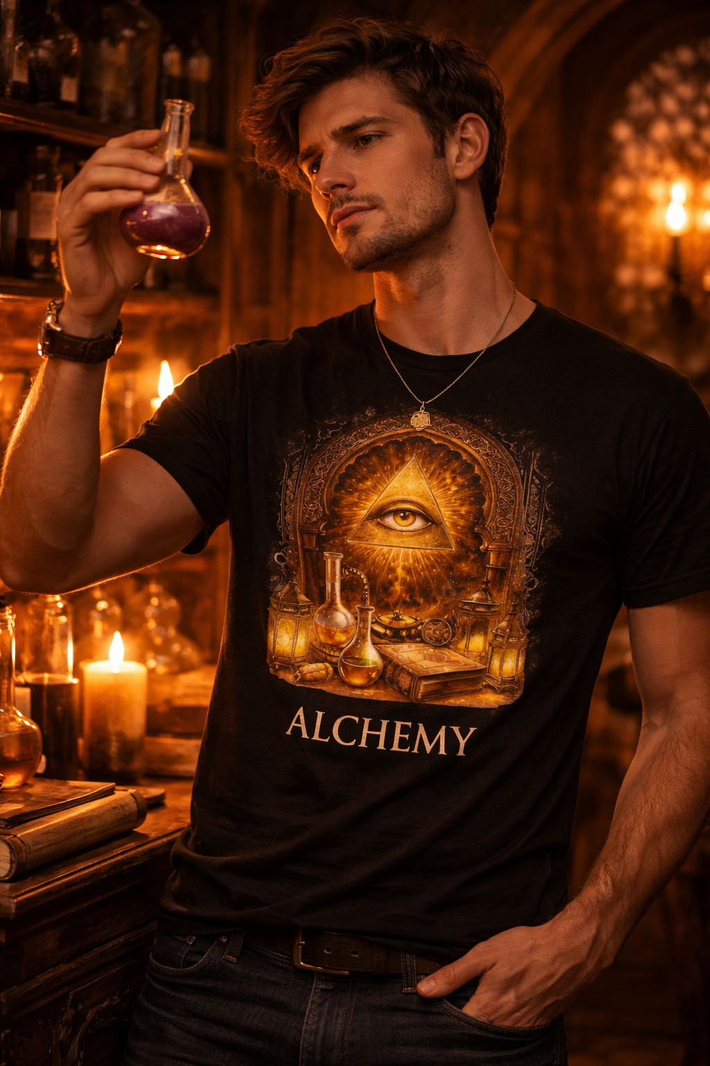 Alchemy — male mockup