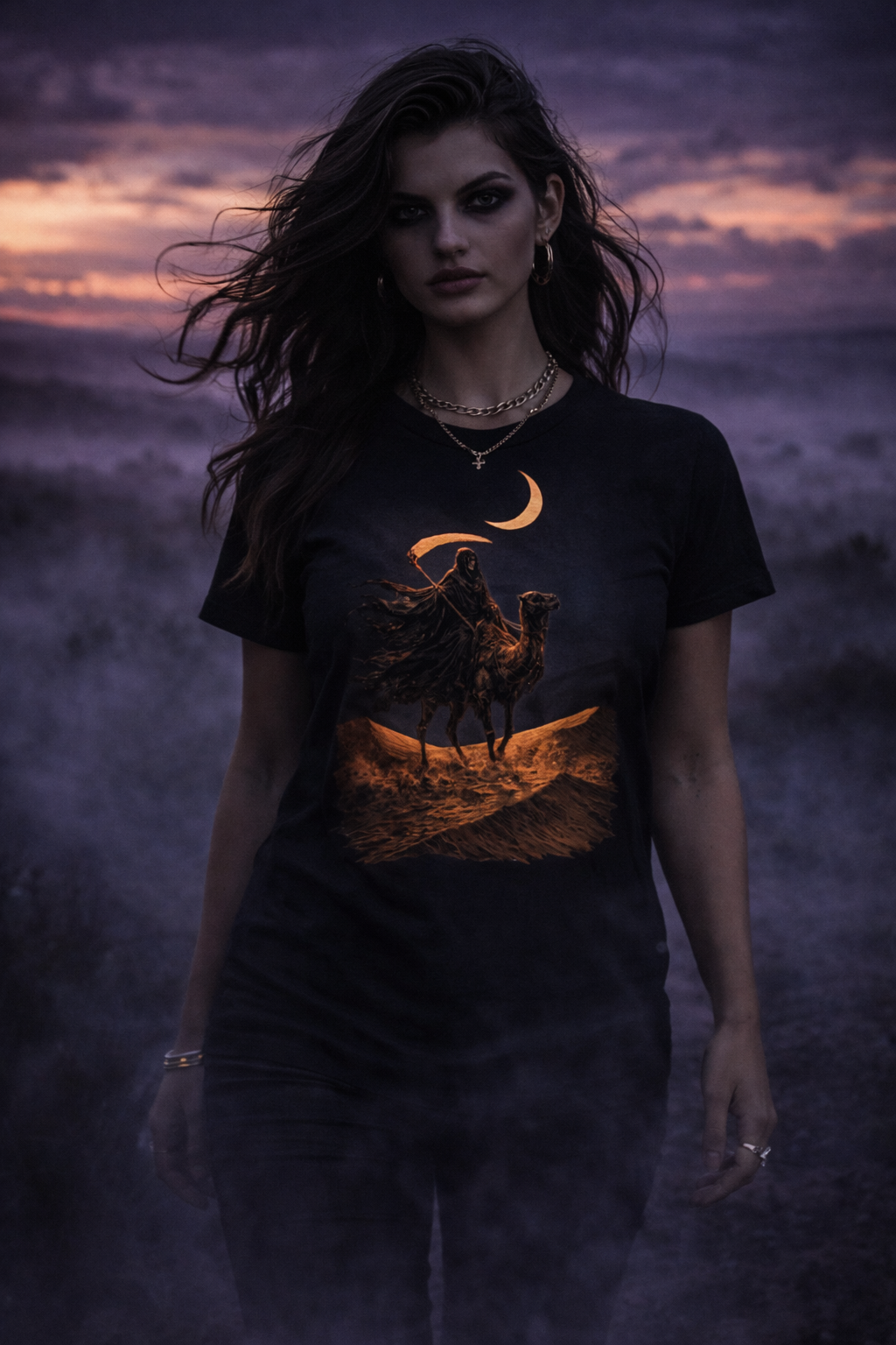 The Death Rider — female mockup