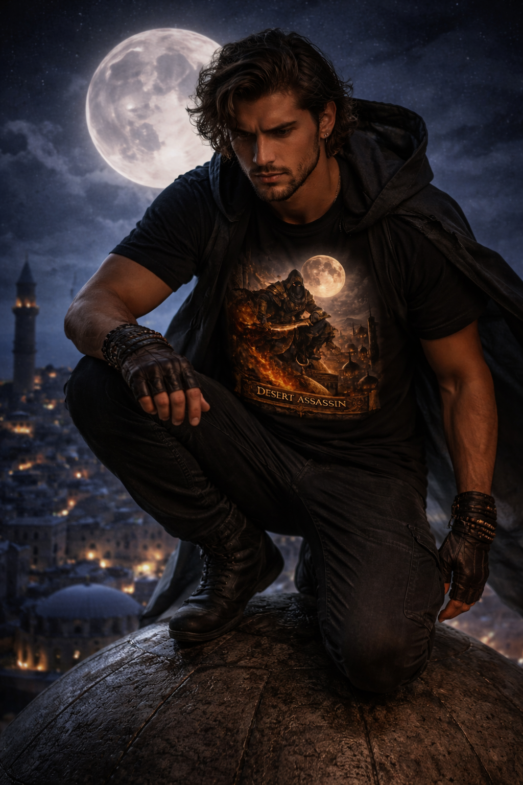 Desert Assassin — male mockup