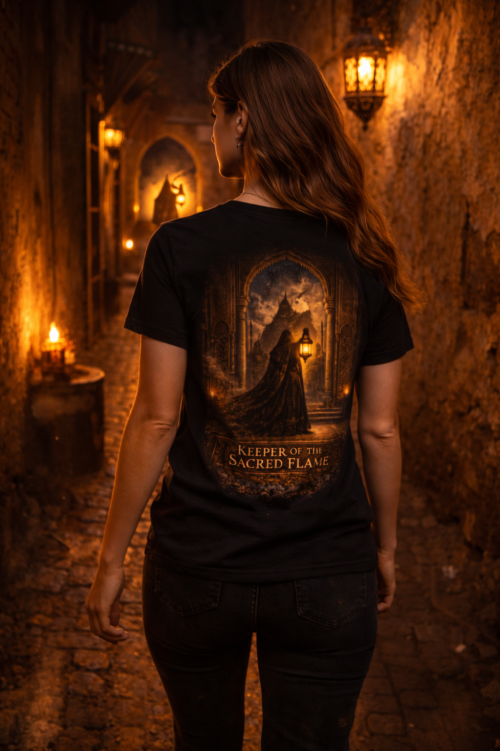 Keeper of the Sacred Flame — female mockup