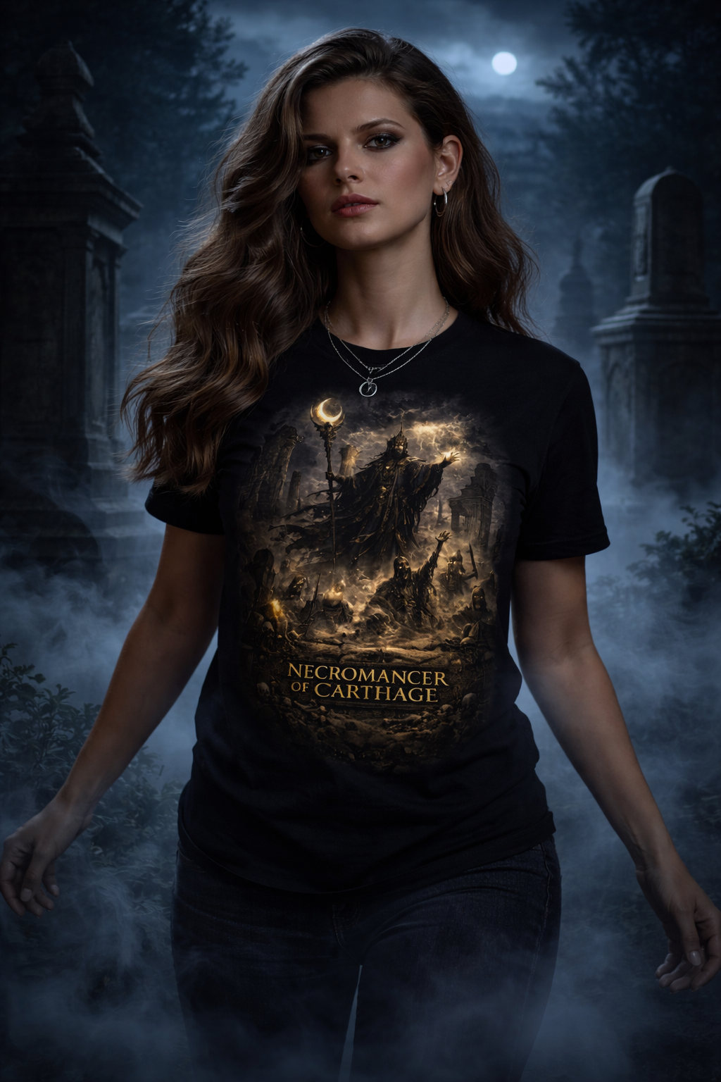 Necromancer of Carthage — female mockup