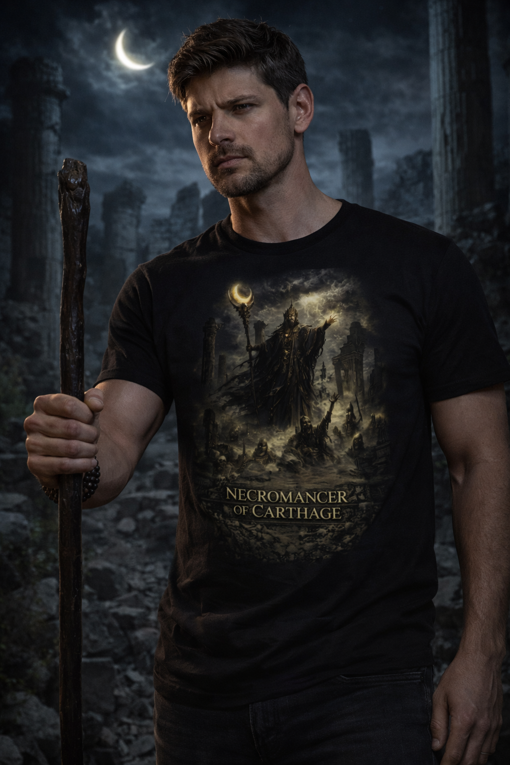 Necromancer of Carthage — male mockup